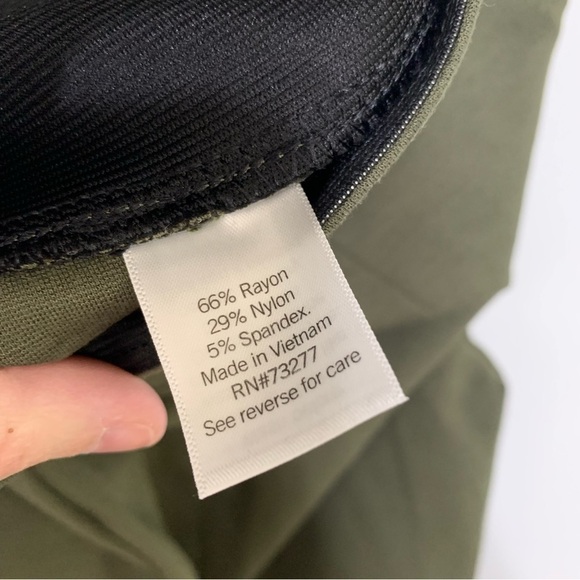 Nine West Forest Green Pull On Legging Pants Size M - Picture 2 of 6